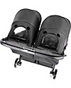 Baby Jogger Passeggino City Tour2 Double, Slate - Anche per Bambini di Diverse Età! Passeggini Gemellari