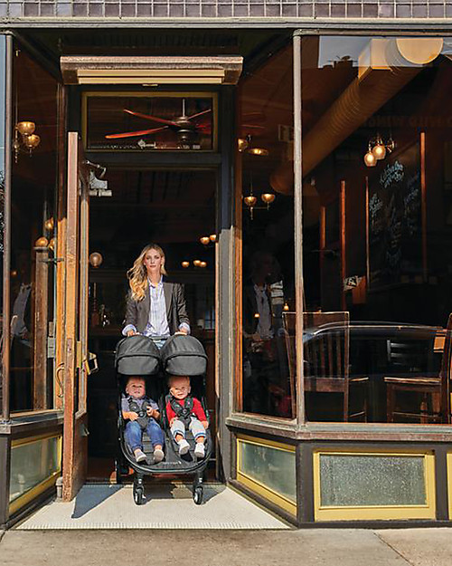 Baby Jogger Passeggino City Tour2 Double, Slate - Anche per Bambini di Diverse Età! Passeggini Gemellari