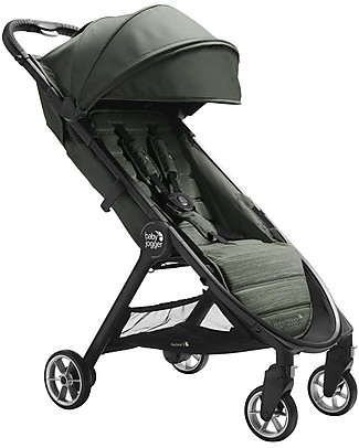 Baby Jogger Passeggino City Tour2 - Everett Green - Con Maniglione di Sicurezza - Leggero, per Spostarsi con Facilità! Passeggini Leggeri