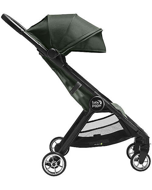 Baby Jogger Passeggino City Tour2 - Everett Green - Con Maniglione di Sicurezza - Leggero, per Spostarsi con Facilità! Passeggini Leggeri