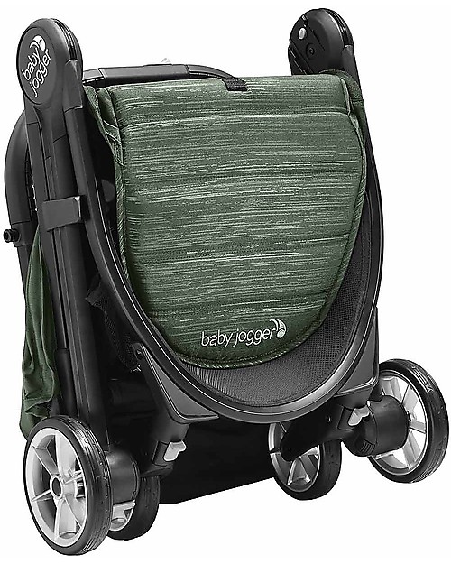 Baby Jogger Passeggino City Tour2 - Everett Green - Con Maniglione di Sicurezza - Leggero, per Spostarsi con Facilità! Passeggini Leggeri