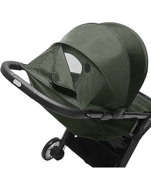 Baby Jogger Passeggino City Tour2 - Everett Green - Con Maniglione di Sicurezza - Leggero, per Spostarsi con Facilità! Passeggini Leggeri
