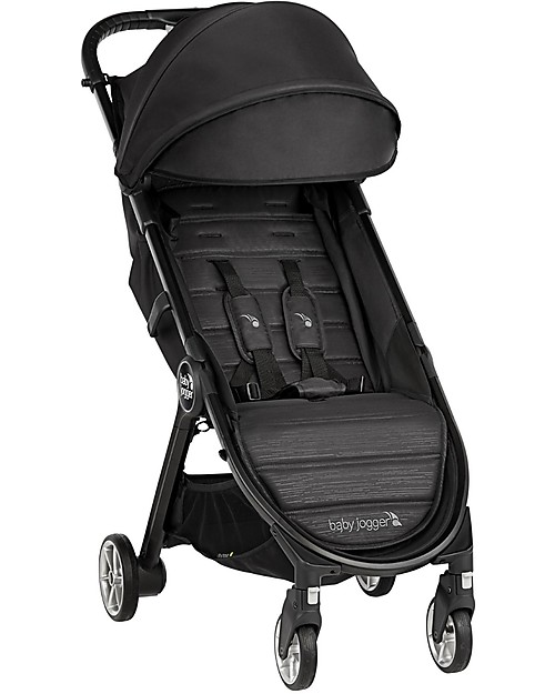 Baby Jogger Passeggino City Tour2 - Pitch Black - Con Maniglione di Sicurezza - Leggero, per Spostarsi con Facilità! Passeggini Leggeri