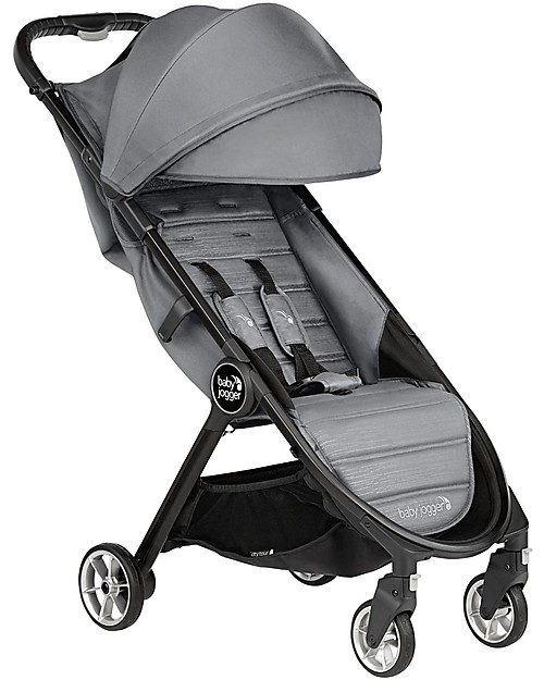Baby Jogger Passeggino City Tour2 - Shadow Grey  - Con Maniglione di Sicurezza - Leggero, per Spostarsi con Facilità! Passeggini Leggeri