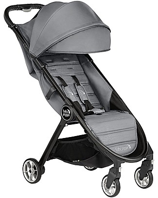 Baby Jogger Passeggino City Tour2 - Shadow Grey - Con Maniglione di Sicurezza - Leggero, per Spostarsi con Facilità! Passeggini Leggeri