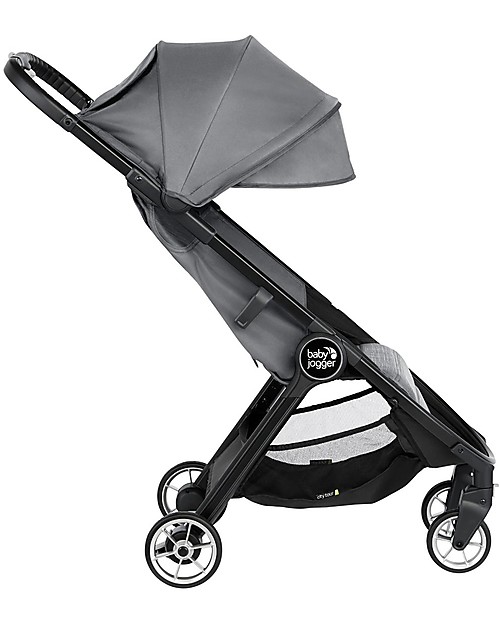 Baby Jogger Passeggino City Tour2 - Shadow Grey  - Con Maniglione di Sicurezza - Leggero, per Spostarsi con Facilità! Passeggini Leggeri