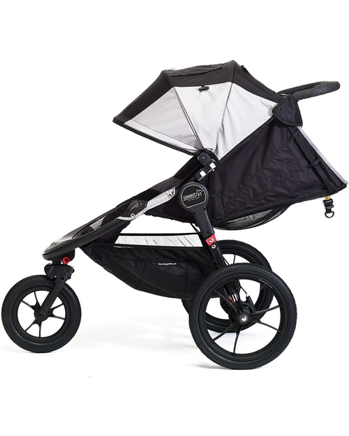 Baby Jogger Passeggino da Jogging Summit X3 - Arancione/Grigio - Perfetto per gli sportivi! Si chiude con una mano Passeggini Classici