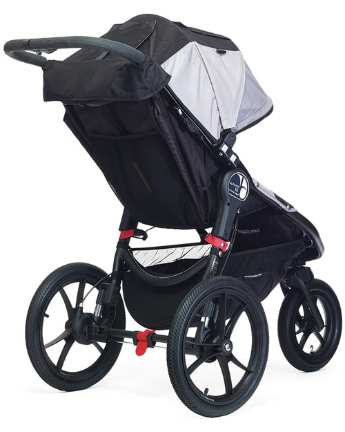 Baby Jogger Passeggino da Jogging Summit X3 - Arancione/Grigio - Perfetto per gli sportivi! Si chiude con una mano Passeggini Classici