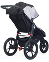 Baby Jogger Passeggino da Jogging Summit X3 - Arancione/Grigio - Perfetto per gli sportivi! Si chiude con una mano Passeggini Classici