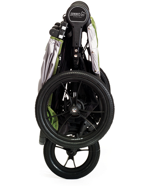 Baby Jogger Passeggino da Jogging Summit X3 - Nero/Grigio - Perfetto per gli sportivi! Si chiude con una mano Passeggini Leggeri