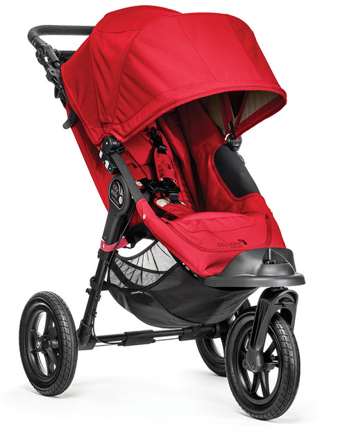Baby Jogger Passeggino Elite - Rosso - Per tutti i terreni. Si chiude con una mano Passeggini Classici