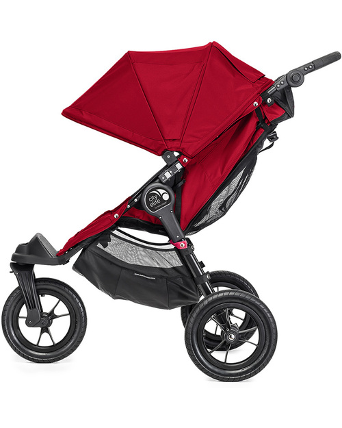 Baby Jogger Passeggino Elite - Rosso - Per tutti i terreni. Si chiude con una mano Passeggini Classici