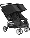 Baby Jogger Passeggino Fratellare City Mini 2 Double - Jet - Mobilità Urbana! Passeggini Gemellari