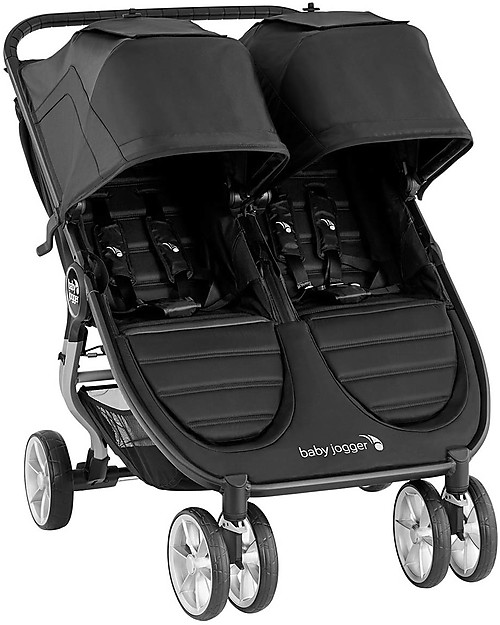Baby Jogger Passeggino Fratellare City Mini 2 Double - Jet - Mobilità Urbana! Passeggini Gemellari
