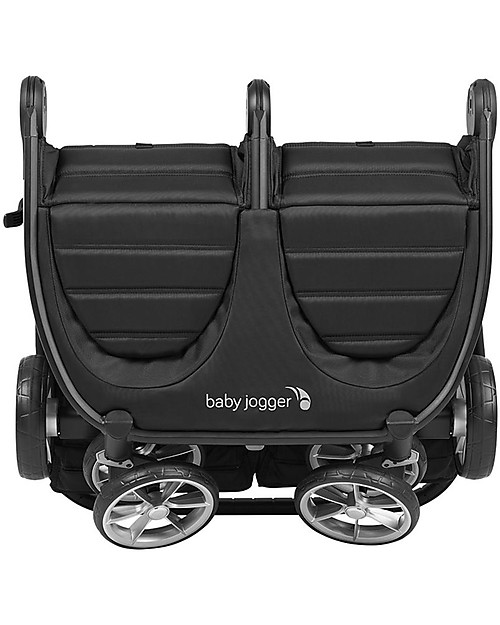 Baby Jogger Passeggino Fratellare City Mini 2 Double - Jet - Mobilità Urbana! Passeggini Gemellari