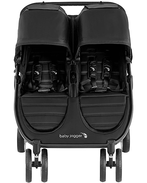 Baby Jogger Passeggino Fratellare City Mini 2 Double - Jet - Mobilità Urbana! Passeggini Gemellari