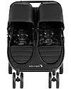 Baby Jogger Passeggino Fratellare City Mini 2 Double - Jet - Mobilità Urbana! Passeggini Gemellari