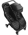 Baby Jogger Passeggino Fratellare City Tour2 Double - Pitch Black - Leggero e Compatto! Passeggini Gemellari