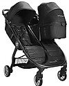Baby Jogger Passeggino Fratellare City Tour2 Double - Pitch Black - Leggero e Compatto! Passeggini Gemellari
