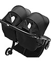 Baby Jogger Passeggino Fratellare City Tour2 Double - Pitch Black - Leggero e Compatto! Passeggini Gemellari