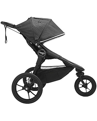 Baby Jogger Passeggino Summit x3, Nero - 3 Ruote, ora adatto al jogging! Passeggini Leggeri
