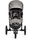 Baby Jogger Travel System Trio City Elite Deluxe, Grigio - City Elite + Carrozzina Deluxe + Maniglione + City GO + Adattatori Passeggini Trio e Duo