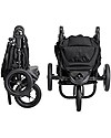 Baby Jogger Travel System Trio City Elite Deluxe, Nero - City Elite + Carrozzina Deluxe + Maniglione + City GO + Adattatori Passeggini Trio e Duo