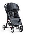Baby Jogger Travel System Trio City Mini 4 Deluxe, Nero - City Mini 4 + Carrozzina Deluxe + Maniglione + City GO + Adattatori Passeggini Trio e Duo