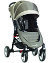 Baby Jogger Travel System Trio City Mini 4 Deluxe, Sabbia - City Mini 4 + Carrozzina Deluxe + Maniglione + City GO + Adattatori Passeggini Trio e Duo
