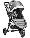 Baby Jogger Travel System Trio City Mini GT Deluxe, Grigio - City Mini GT + Carrozzina Deluxe + maniglione + City GO + Adattatori Passeggini Trio e Duo