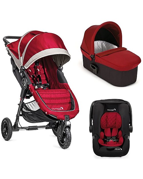 Baby Jogger Passeggino City Mini™ Zip - Rosso + Borsa Porta Passeggino -  Compatto, leggero, si chiude con una mano! unisex (bambini)