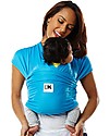Baby K'tan Fascia Portabebè Ergonomica 5 in 1 Active, Blu Oceano - Si indossa come una t-shirt! Fasce Portabebé