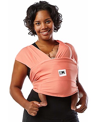 Baby K'tan Fascia Portabebè Ergonomica 5 in 1 Active, Corallo - Si indossa come una t-shirt! Fasce Portabebé