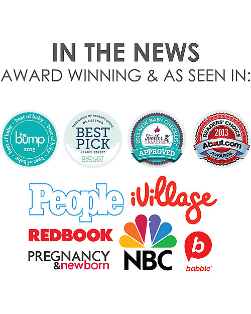 Baby K'tan Fascia Portabebè Ergonomica 5 in 1 Breeze Traspirante, Verde-azzurro - 100% cotone - Si indossa come una t-shirt! Fasce Portabebé