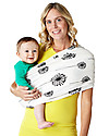 Baby K'tan Fascia Portabebè Ergonomica 5 in 1 Facilissima, Dente di Leone - 100% cotone - Si indossa come una t-shirt! Fasce Portabebé