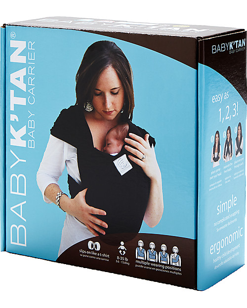 Baby K'tan Fascia Portabebè Ergonomica 5 in 1 Facilissima, Dente di Leone - 100% cotone - Si indossa come una t-shirt! Fasce Portabebé