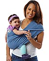 Baby K'tan Fascia Portabebè Ergonomica Facilissima 5 in 1, Denim - 100% Cotone - Si indossa come una t-shirt! Fasce Portabebé