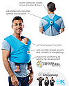 Baby K'tan Fascia Portabebè Ergonomica Facilissima 5 in 1, Grigio chiaro - 100% Cotone - Si indossa come una t-shirt! Fasce Portabebé
