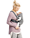 BabyBjörn Marsupio Mini 3D Jersey, Grigio Scuro - Estremamente morbido! Marsupi