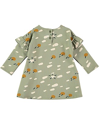 BabyClic Abito Ampio con Volant - What a Day - Cotone bio Elasticizzato Vestiti_