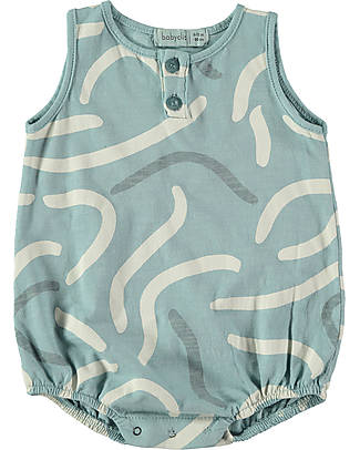 BabyClic Body Pagliaccetto - Wind - 100% Jersey di Cotone Biologico Tutine Corte