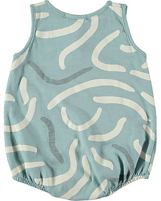 BabyClic Body Pagliaccetto - Wind - 100% Jersey di Cotone Biologico Tutine Corte