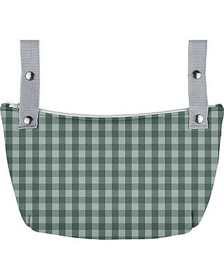 BabyClic Borsa Passeggino - Verde - Vichy - 35x25 cm Borse e Organizer