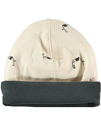 BabyClic Cappellino Bebè - Elefanti - Cotone bio Elasticizzato Cappelli_