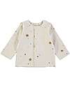 BabyClic Cardigan + Pantaloni con Piedini - Stelle - 100% Jersey di Cotone Bio Completi e Set