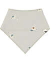 BabyClic Confezione da 2 Bavaglini Bandana - Mini Animals - Spugna e Jersey di Cotone Bio Bavagli a Bandana
