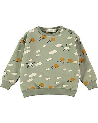 BabyClic Felpa con Bottoni - What a Day - Cotone Bio Elasticizzato Felpe