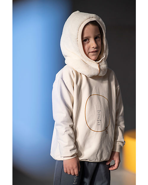 BabyClic Felpa Maniche Lunghe Change Panna Cotone Biologico