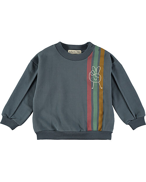 BabyClic Felpa Maniche Lunghe Joy Cotone Biologico unisex