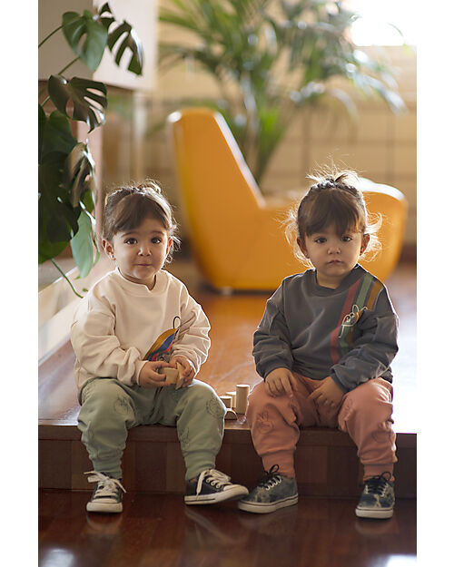 BabyClic Felpa Maniche Lunghe Joy Cotone Biologico unisex